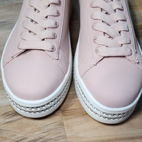 🔸️NIB Shoe Dazzle Blush Vyvyan Rhinestone Platform Shoes Size 8 - Picture 5 of 12